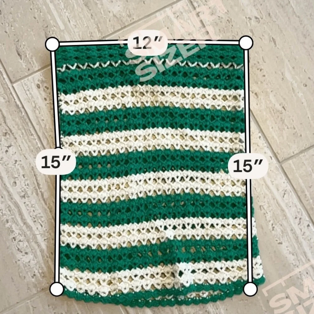 Lovers + Friends Green and White Crochet Skirt Set - Picture 9 of 12